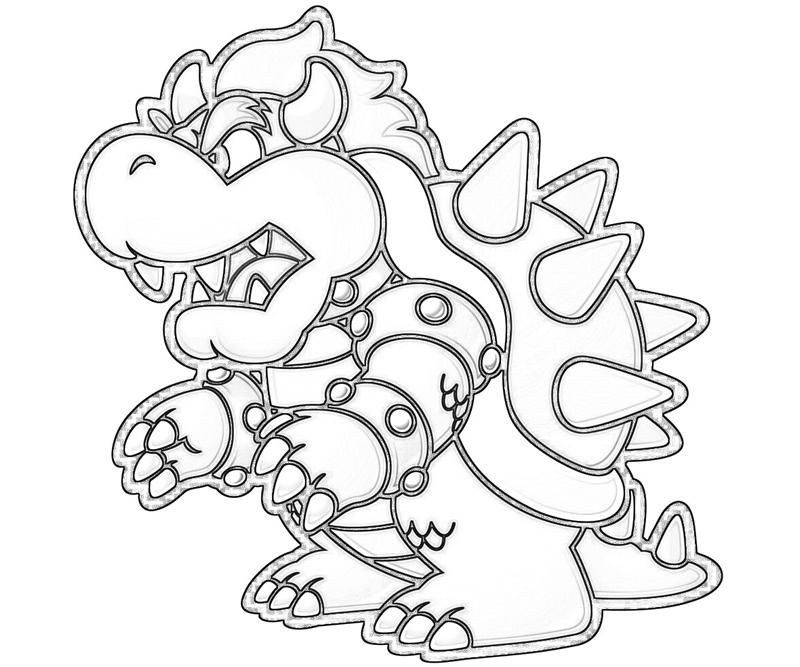 Bowser Coloring Pages - Coloring Home