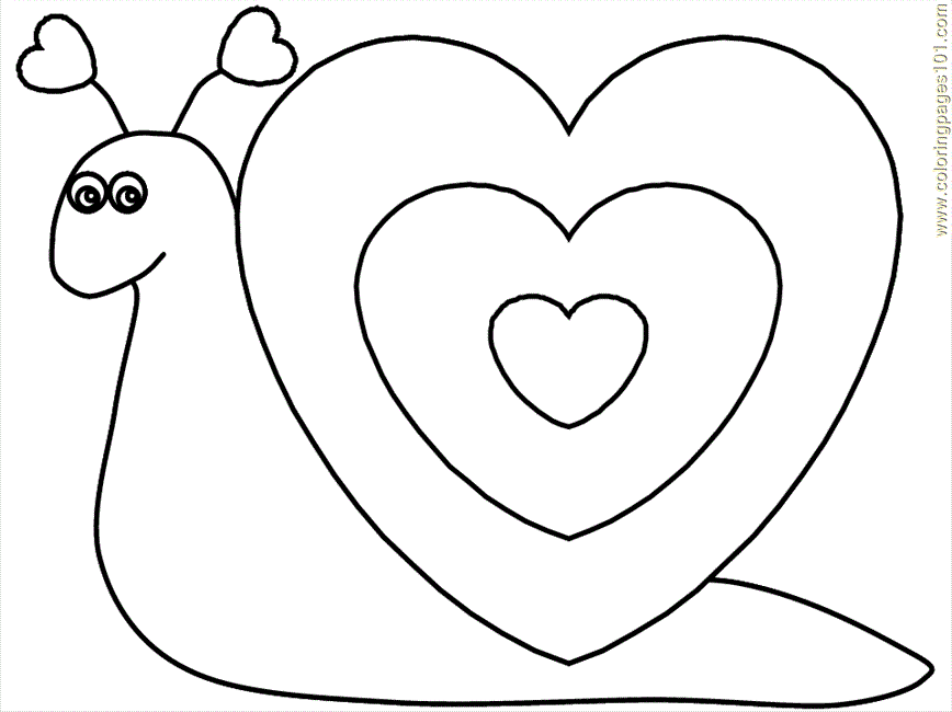Coloring Pages Snails (Animals > Snail) - free printable coloring 