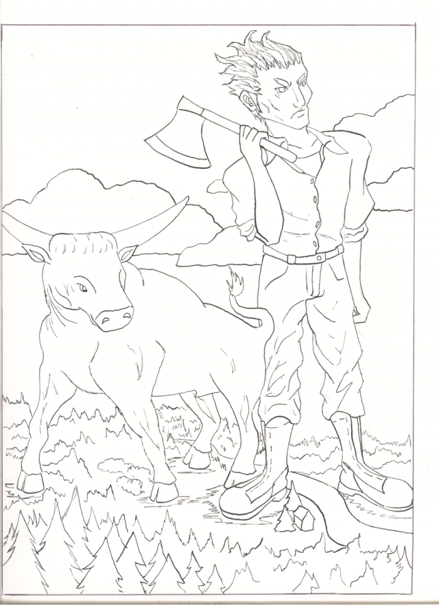 Paul Bunyan Coloring Pages Coloring Pages Coloring Pages For 