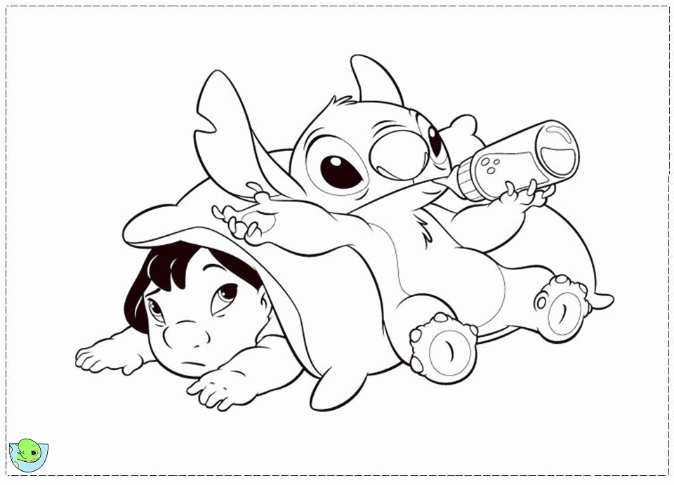 Lilo And Stitch Coloring - Coloring Home