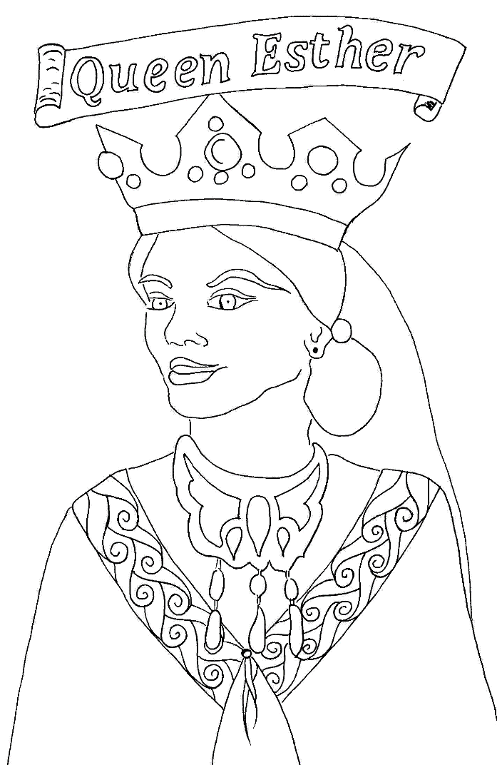 Queen Esther Coloring Pages - Coloring Home