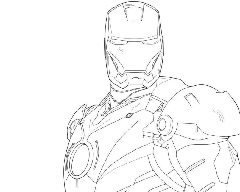 Iron Man Coloring Pages For Kids - Free Coloring Pages For 