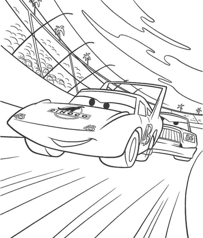 Pixar cars Colouring Pages