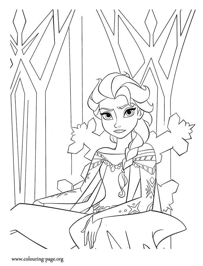 Coloring Pages Of Elsa | Best Coloring Pages