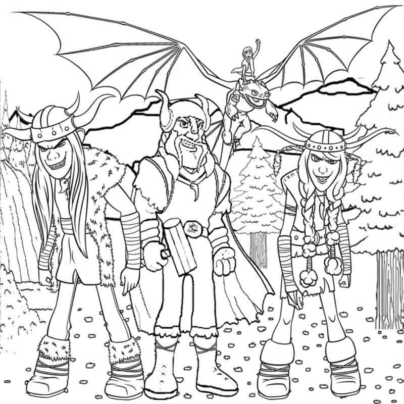 359 Animal How To Train Your Dragon Coloring Pages Pdf for Kids