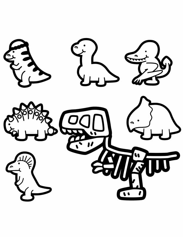 Baby Dinosaur Coloring Pages 100 Images Home Dinosaurs