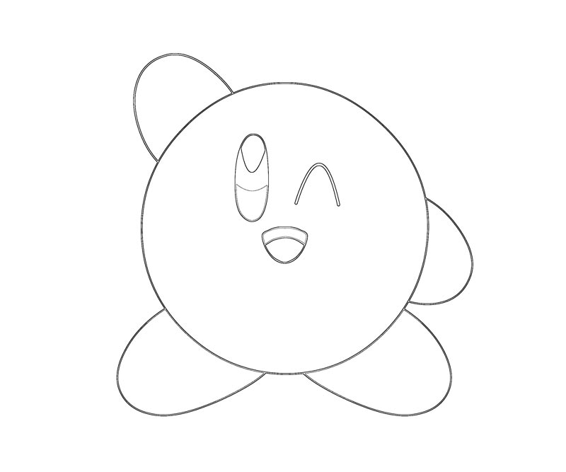 13 Kirby Coloring Page