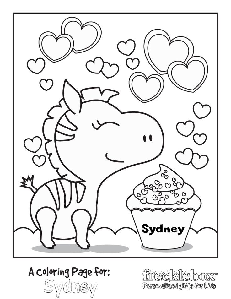 FREE personalized coloring pages | i love printables