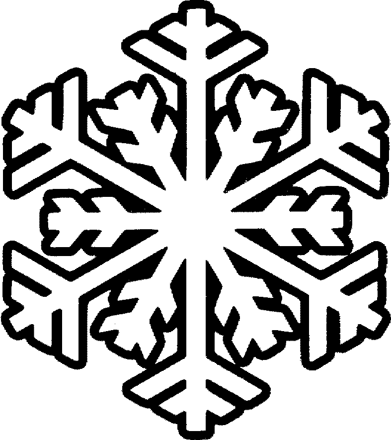 Snowflake - Winter Snowflakes Coloring Page