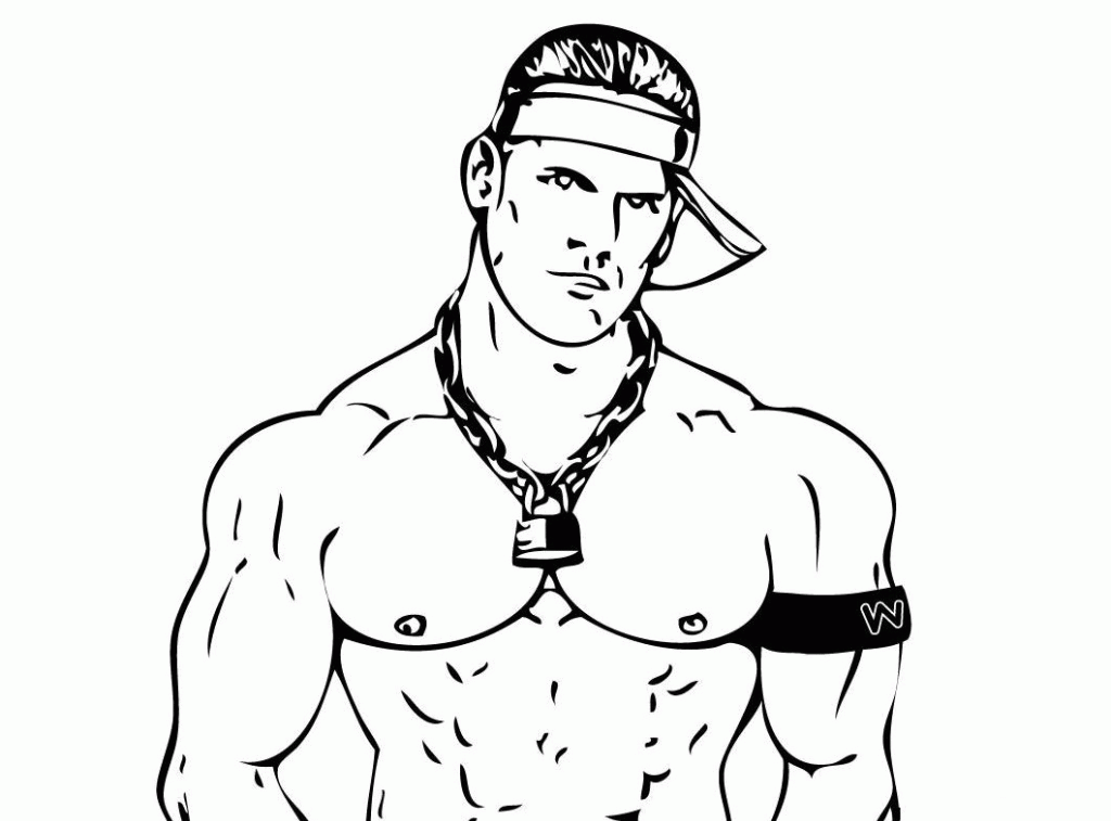 Funny: Cool Wwe John Cena Coloring Pages, ~ Coloring Sheets