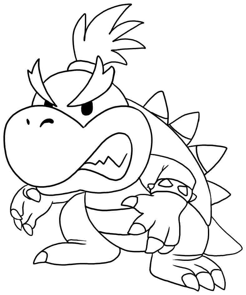Super Mario Brothers Printable Coloring Pages - Coloring Home