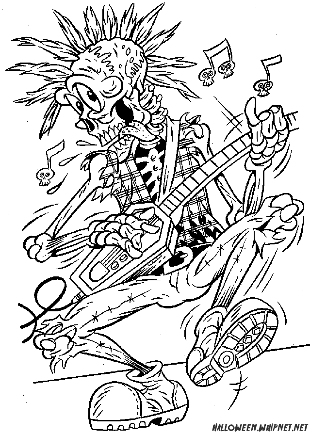 Bratz Halloween Coloring Pages