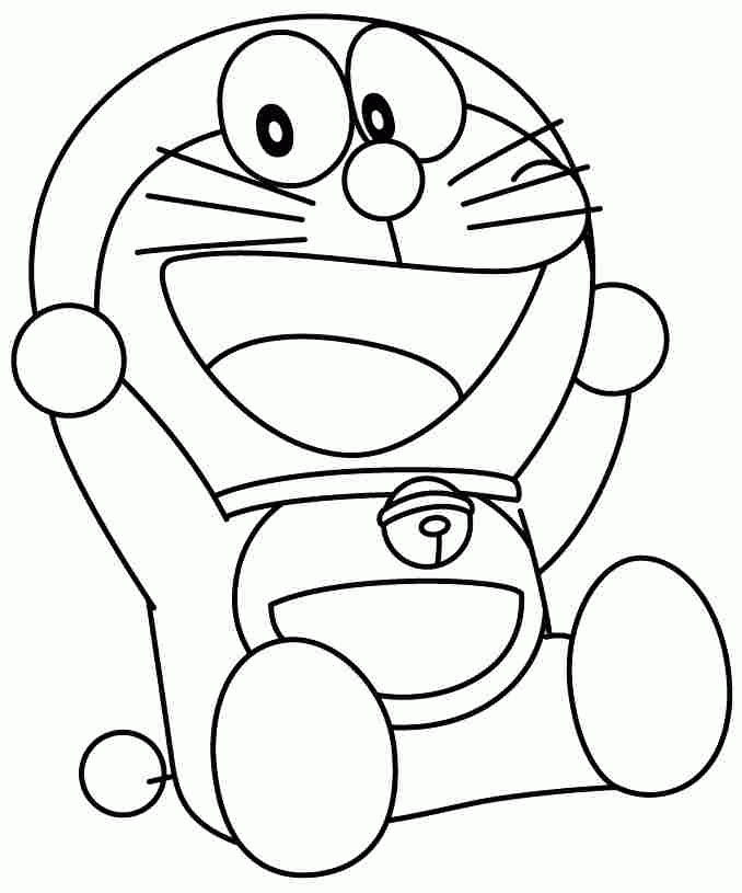 Printable Free Cartoon Doraemon Colouring Pages For Kids ...