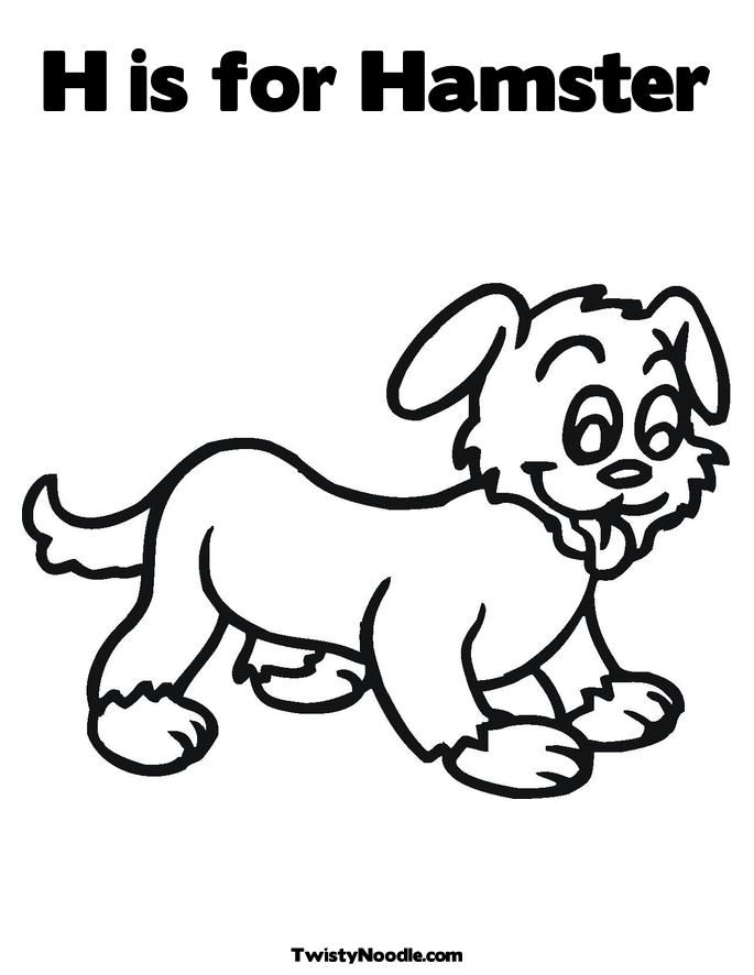 Hamster Wheel Coloring Pages