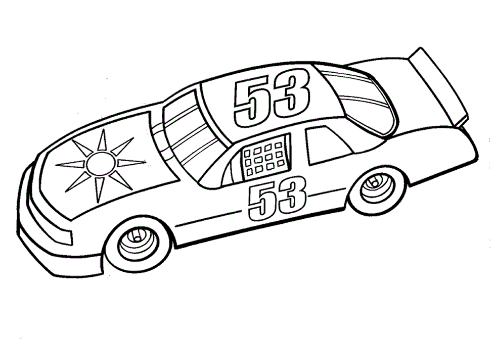 nascar coloring pages dale earnhardt - photo #14