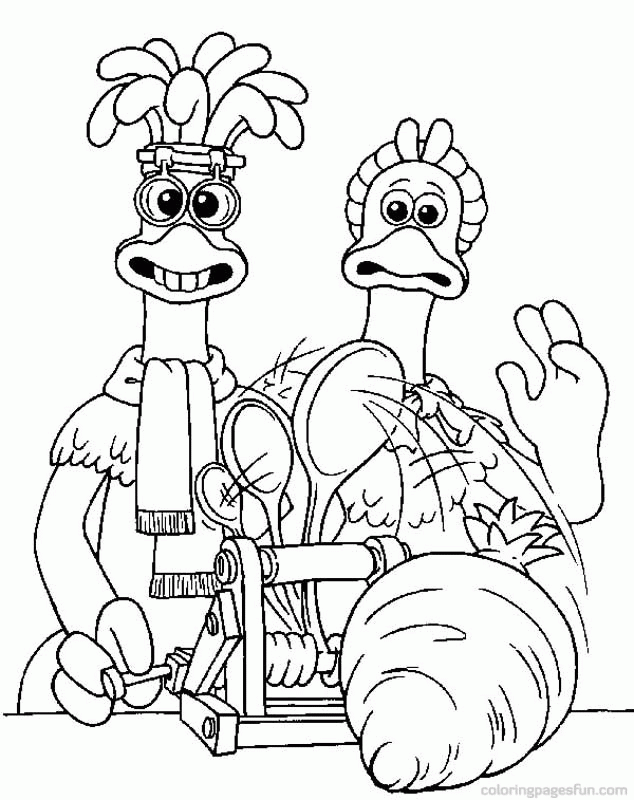 Chicken Run Coloring Pages 8 | Free Printable Coloring Pages 