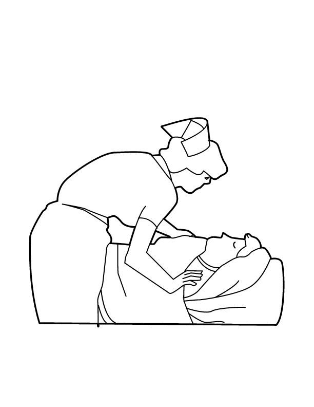 nursing sympol Colouring Pages