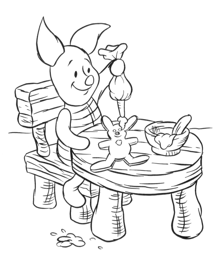 Piglet Coloring Pages | Cartoon Coloring Pages | Kids Coloring 
