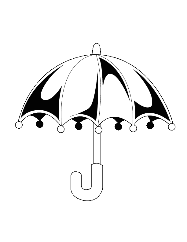 Umbrella Coloring Pages - Coloring Home