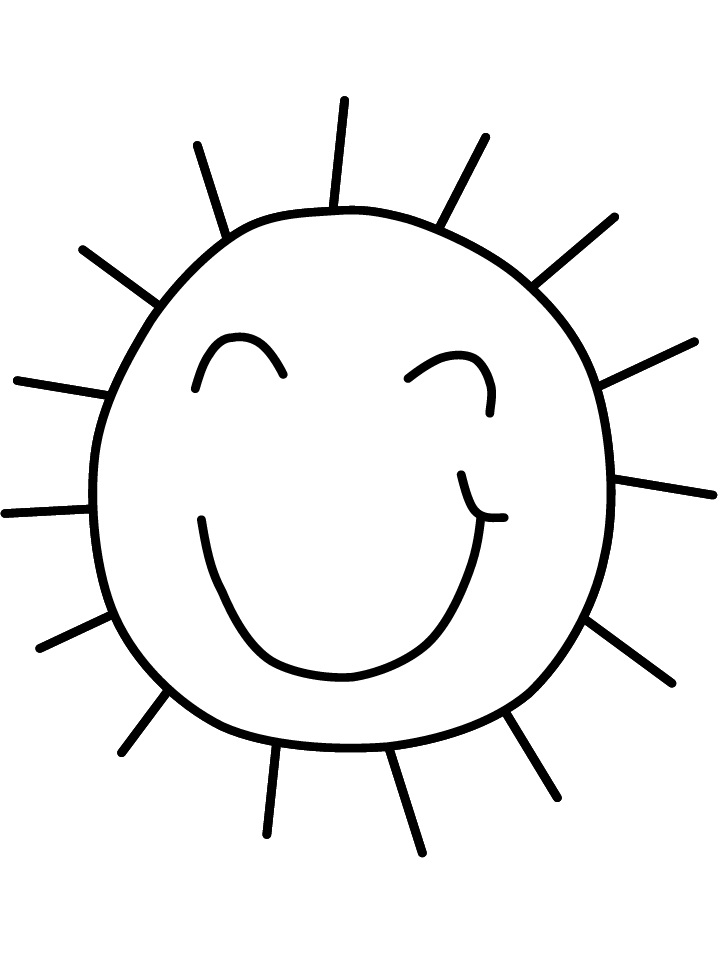 Sun Shine Colouring Pages Coloring Home