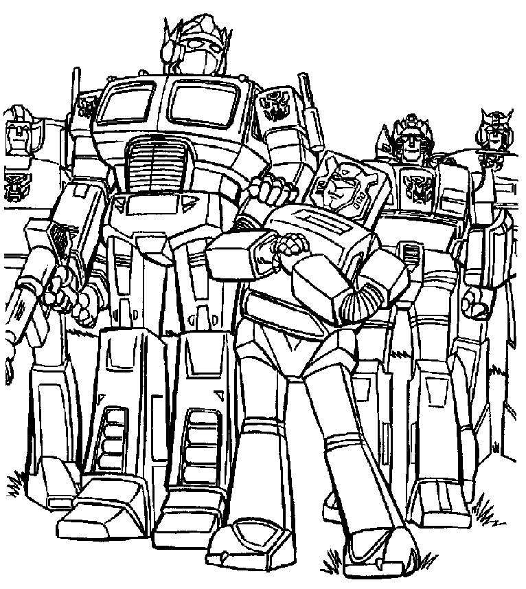 Optimus Prime Coloring Pages For Kids - Free Printable Coloring 