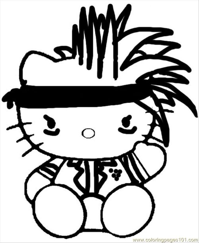 Hello Kitty Coloring Pages Kids - Coloring Home