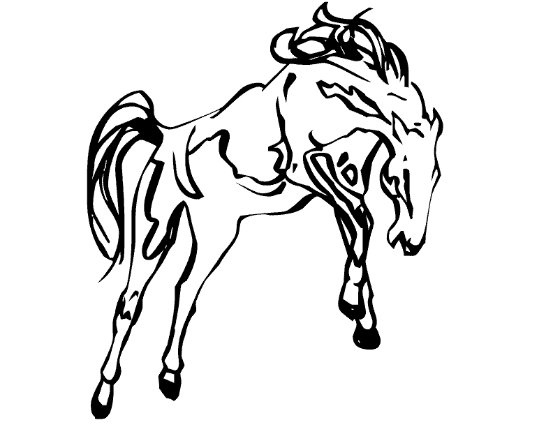 Coloring Pages: horse jumping coloring page horse jumping 