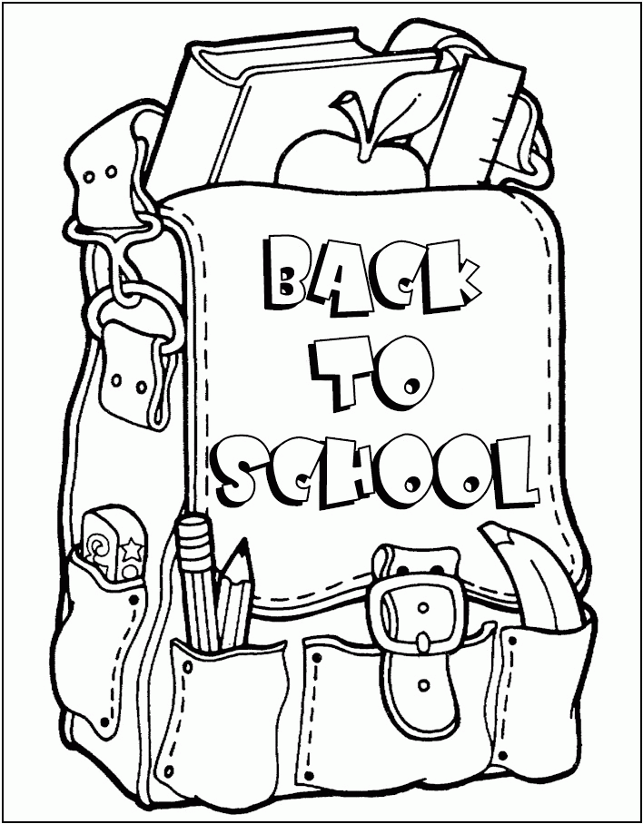 Welcome Back To School Coloring Pages   Coloring Online,coloring ...