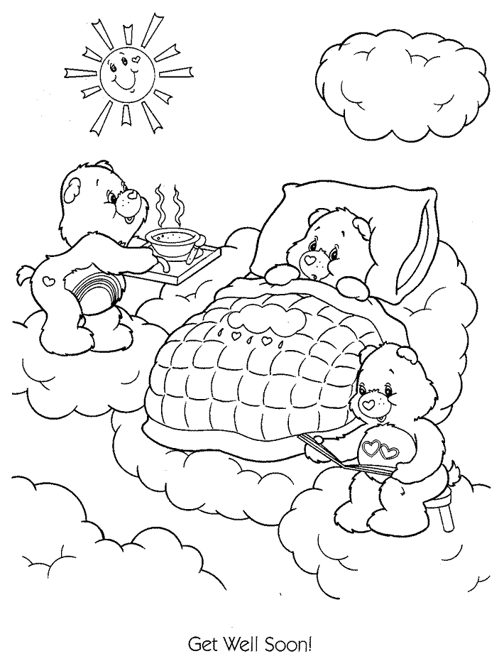 Get Well Soon Coloring Pages For Kids 119 | Free Printable 