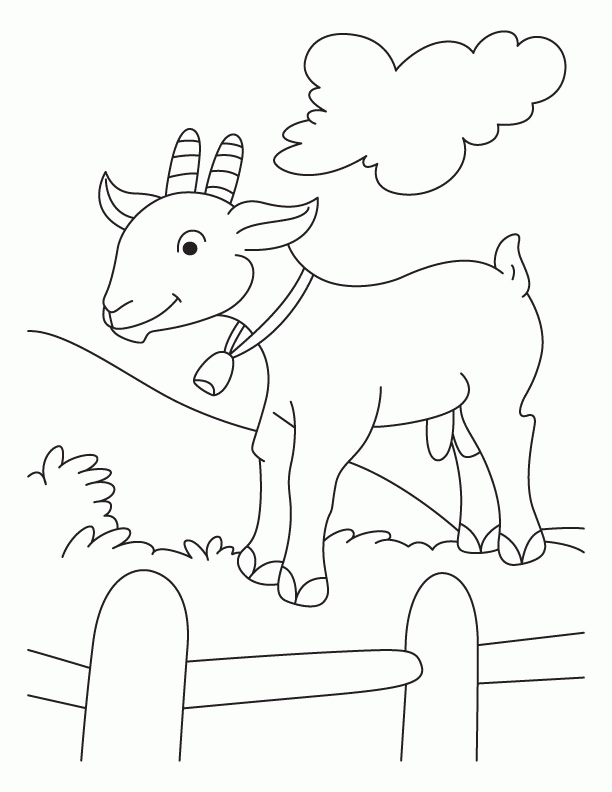 Goat milk-healthy to drink coloring pages | Download Free Goat 