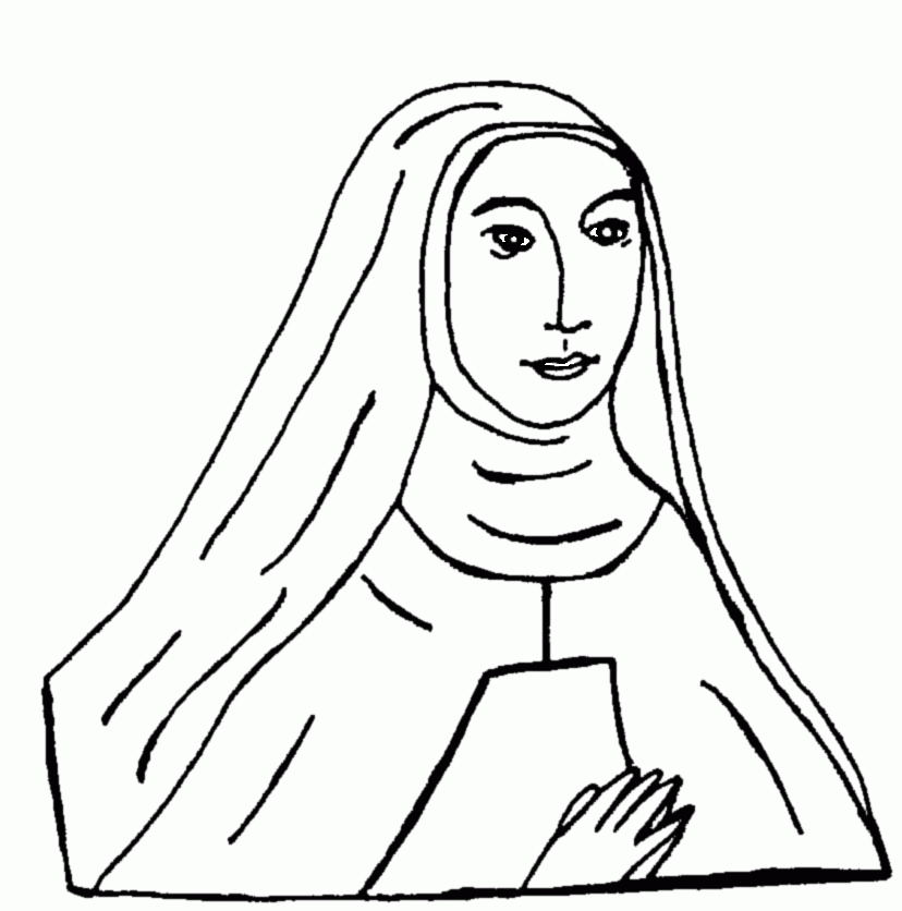 Catholic Saint Coloring Pages 122 | Free Printable Coloring Pages