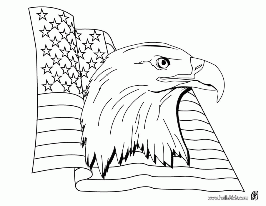 Bald Eagle Coloring Pages For Kids