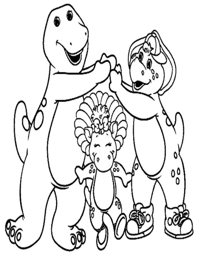Barney And Friends Coloring Pages Printable | Laptopezine.