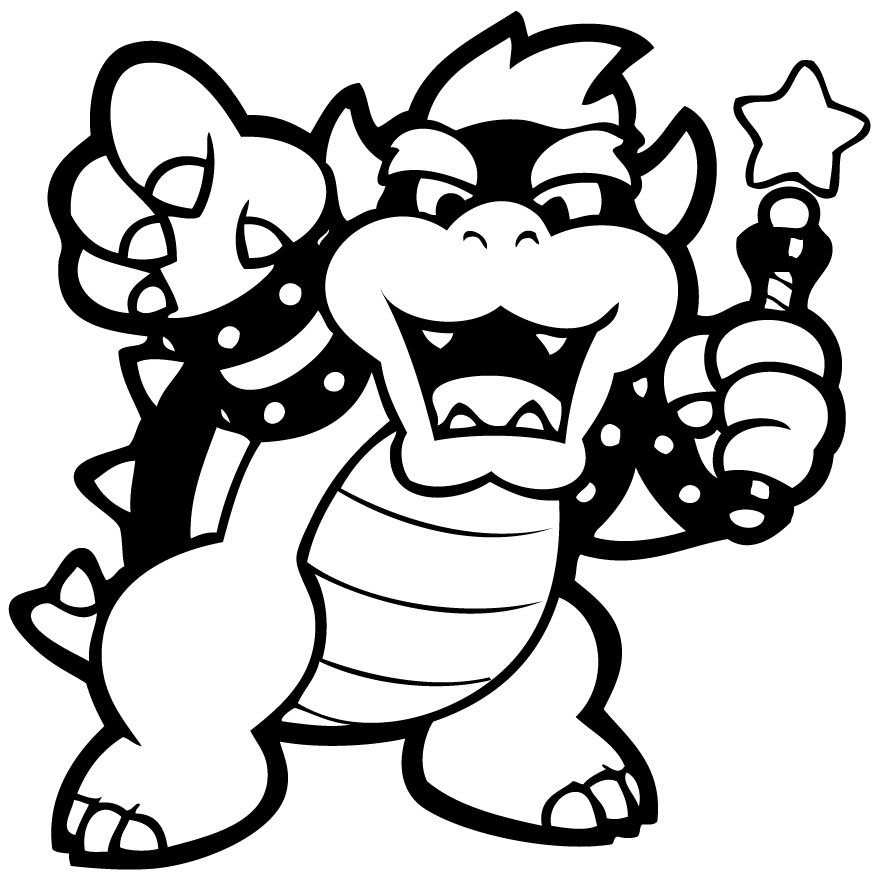 Mario Luigi Peach Daisy Bowser Toad Picture Coloring Page - Coloring Home