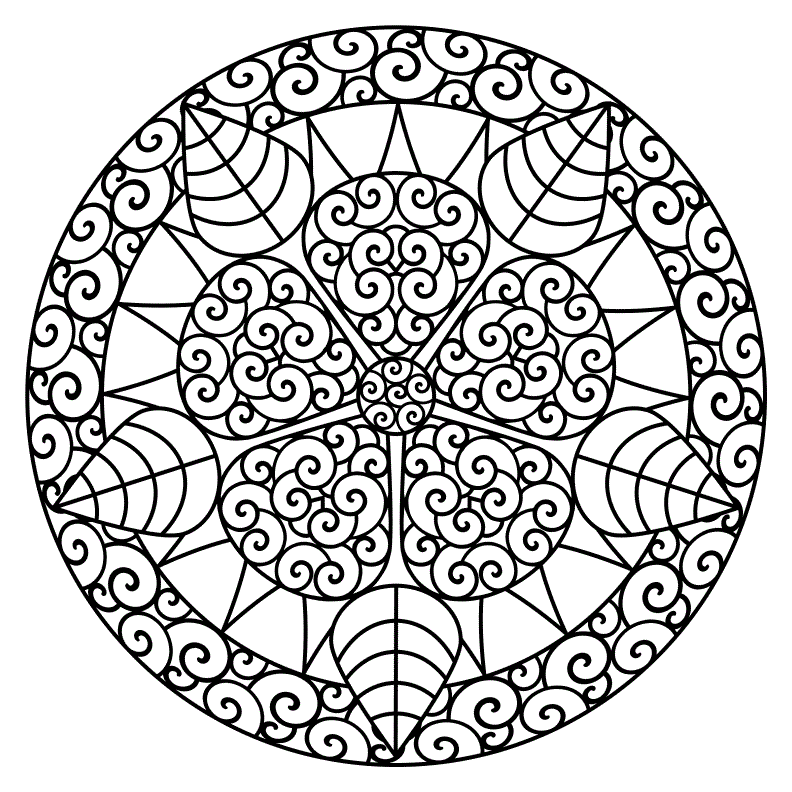 Abstract Coloring Pages For Adults - Coloring Home