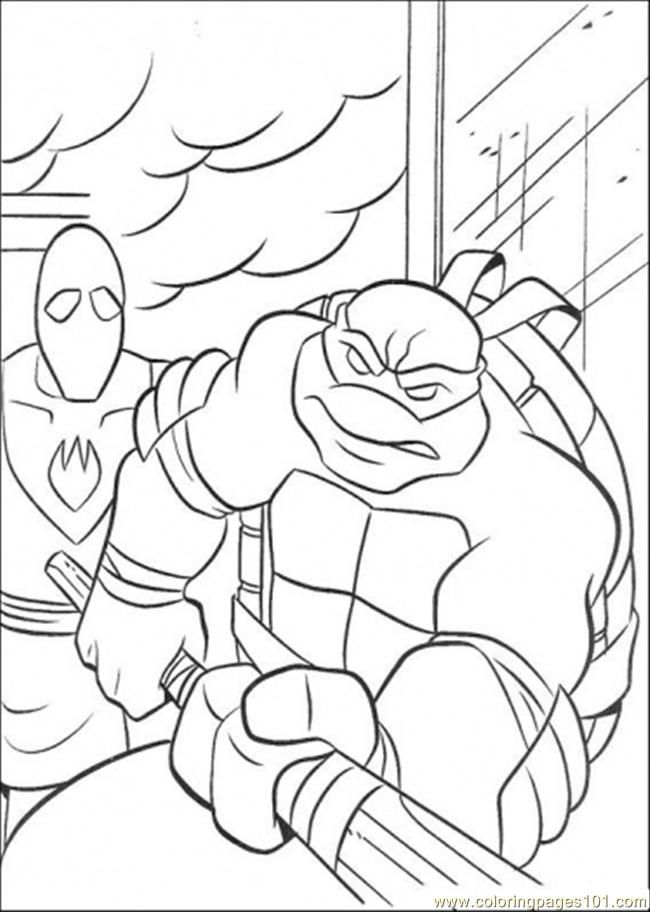Ninja Turtles Coloring Pages Donatello - HiColoringPages