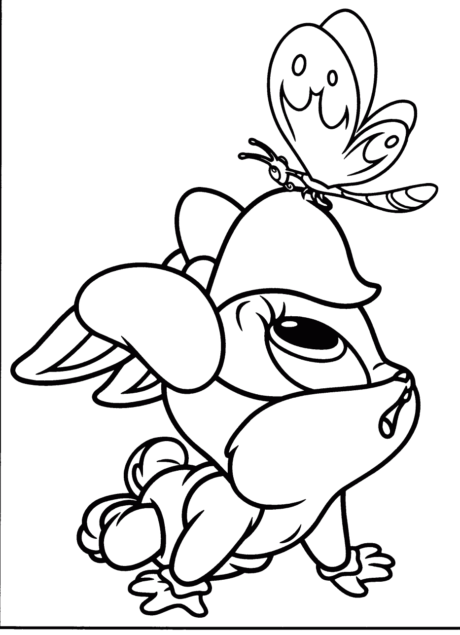 baby bug bunny coloring pages - photo #23