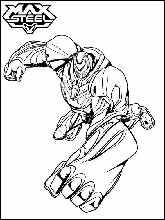 Pin by Damian Noir on coloring pages in 2020 | Max steel, Sketches ...
