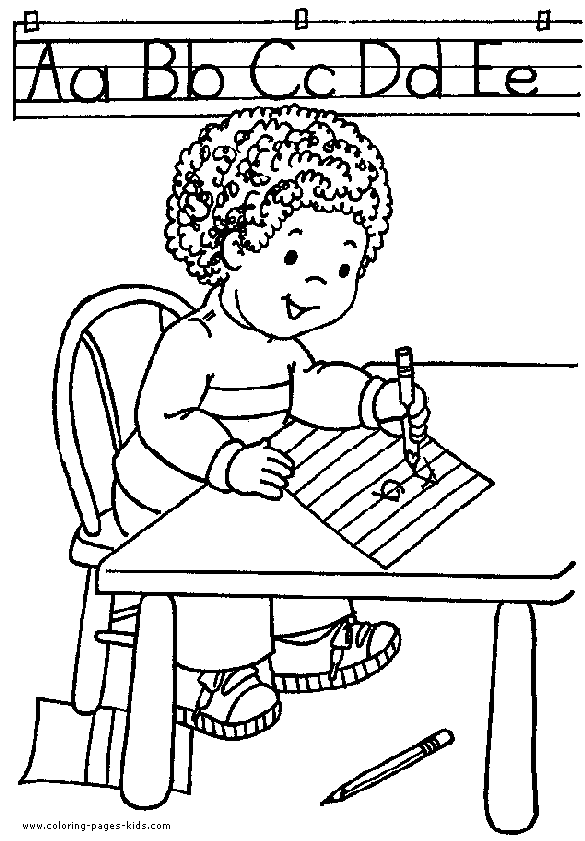 Educational Color Pages - Coloring Home