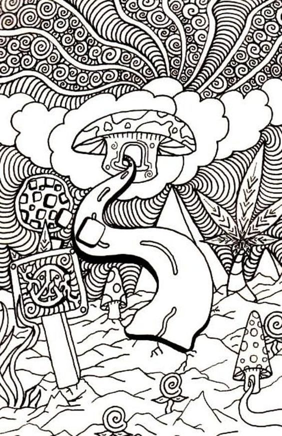 Trippy Owl Coloring Pages | Free Coloring Pages | Pinterest | Owl ...