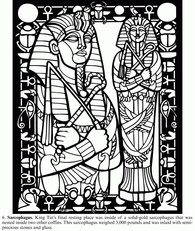 King Tut Coloring Pages - Coloring Home