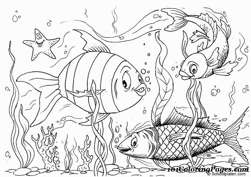Angel Fish Coloring Pages 8600, - Bestofcoloring.com