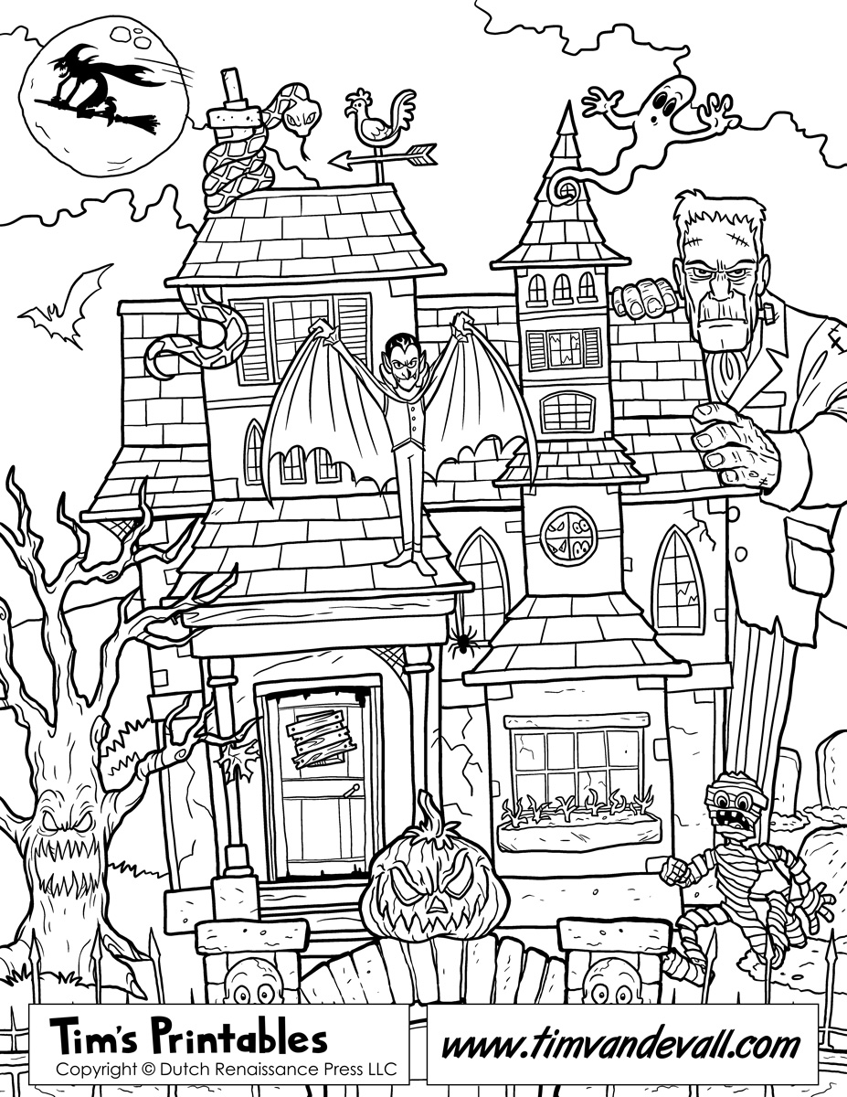 Victorian House Coloring Pages at GetDrawings.com | Free for ...