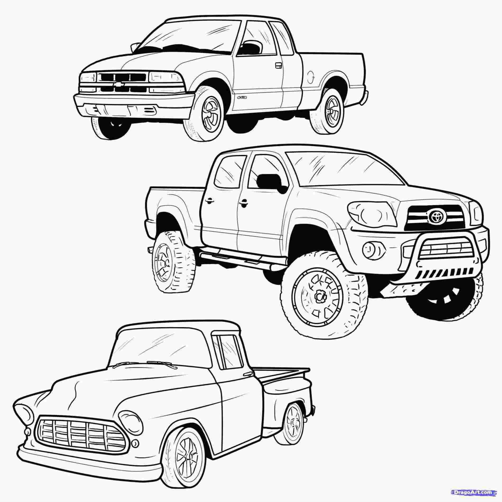 chevrolet truck coloring pages lifted truck coloring pages ...