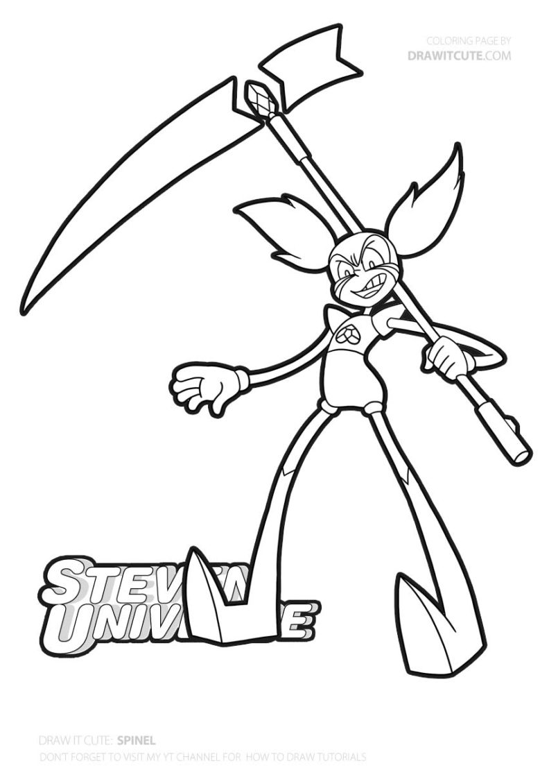 Spinel Steven Universe Coloring Page Color For Fun Pages ...