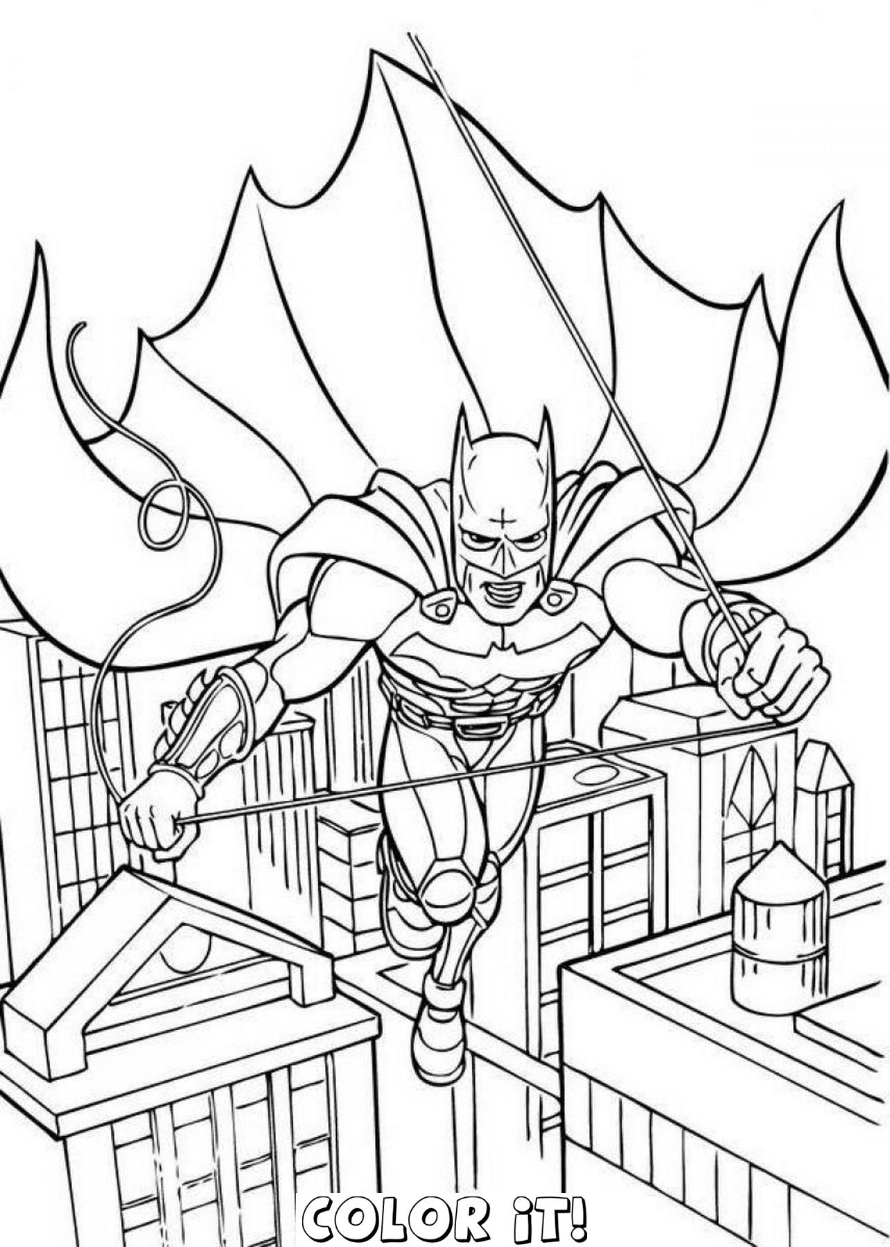 Free Batman Coloring Pages To Print Coloring Home
