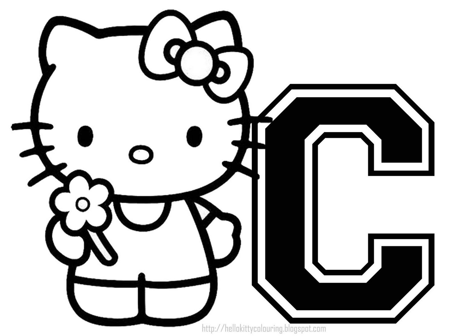 Hello Kitty Halloween Coloring Page - Coloring Home