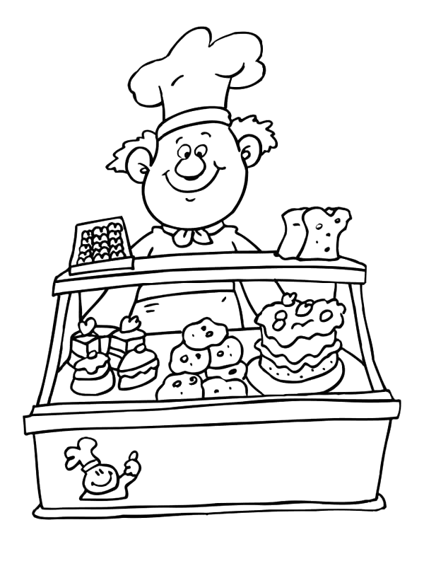 occupations coloring pages - photo #22