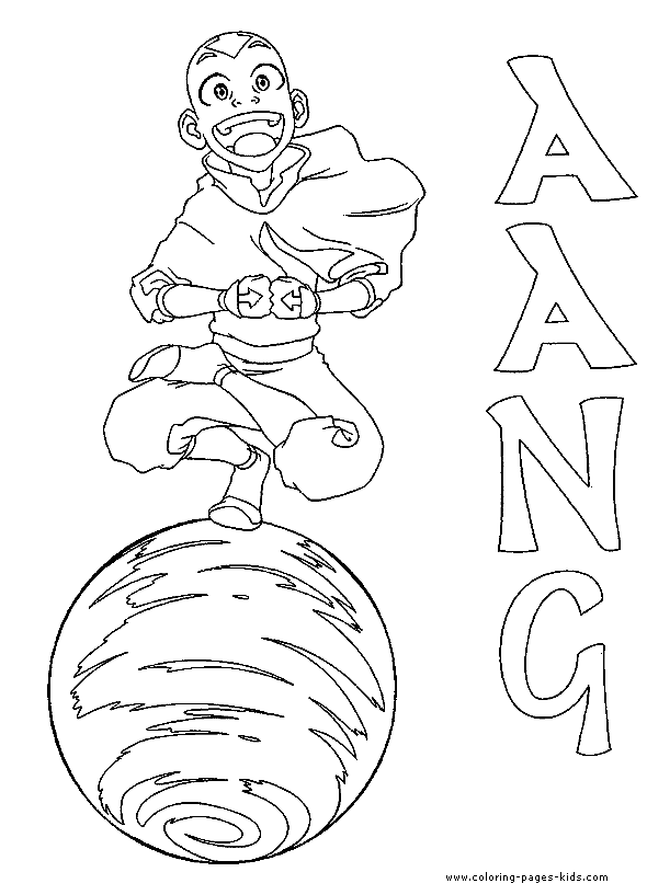 avatar the last airbender coloring pages - High Quality Coloring Pages