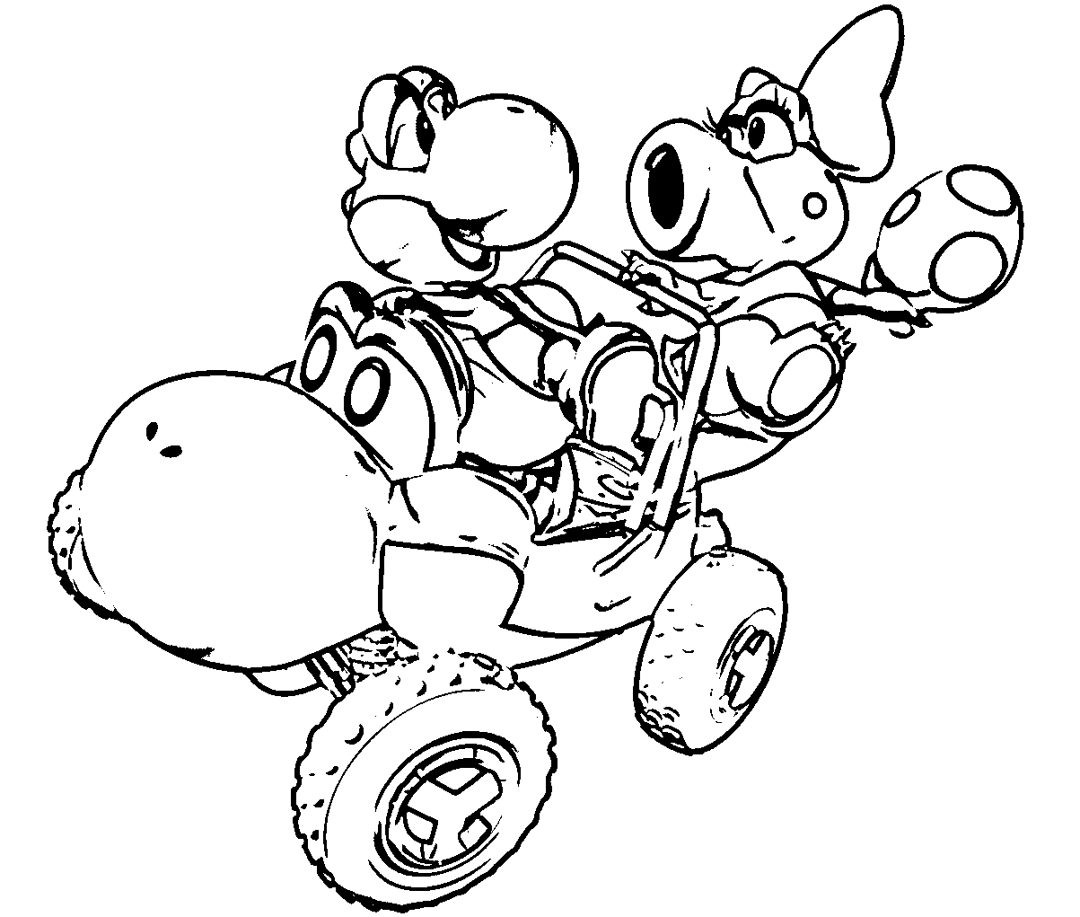 Go Kart Coloring Pages Coloring Home
